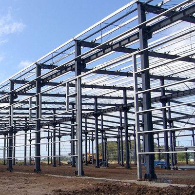 Estructura de taller de acero ecológico con rodillero de acero en ángulo