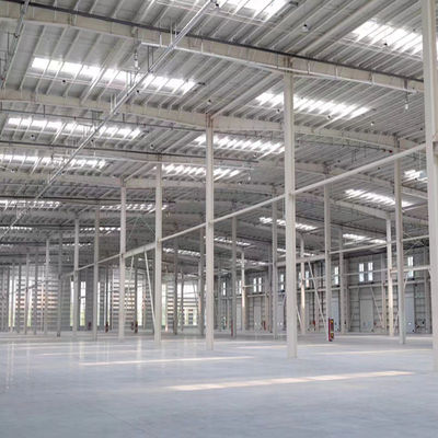 Construcción de almacenes de estructura de acero de brida de 5-16 mm con costos laborales más bajos
