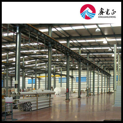 Conexión de pernos Estructura prefabricada de acero Almacén de carga de 1000 kg/m2