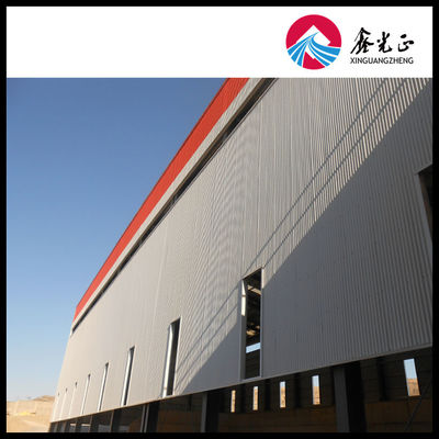 Primer de zinc rico en epoxi, almacén prefabricado terminado con marco de acero principal de acero H