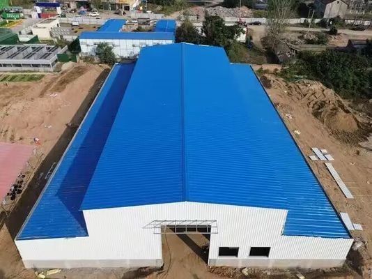 Taller de almacenamiento de estructuras prefabricadas de acero a medida
