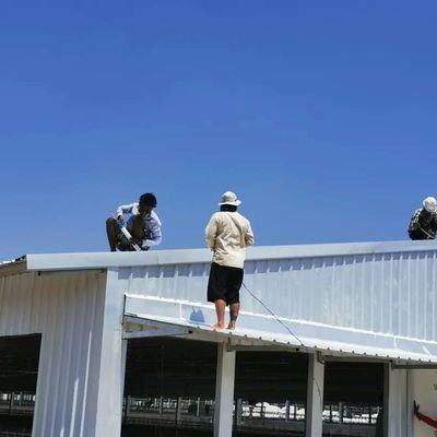 Construcción de acero de aves de corral resistente a la intemperie