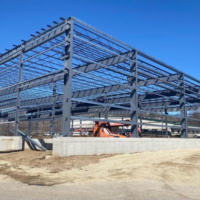 Construcción de estructuras de acero moderno Construcción de almacenes industriales de acero galvanizado