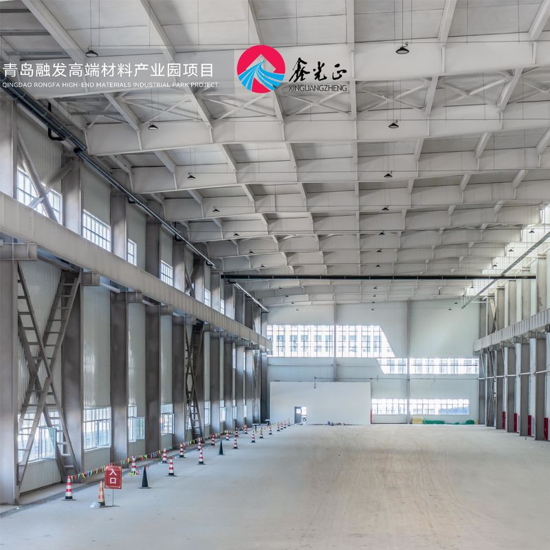 Taller de estructura de acero prefabricado industrial con aislamiento de PVC