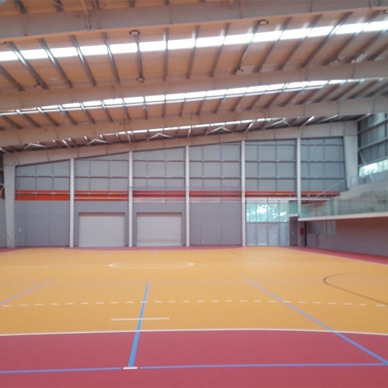Estadio de acero galvanizado prefabricado colorido para el ejercicio