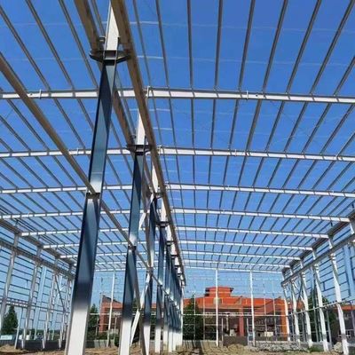 Taller de estructuras de acero impermeable con bajo contenido de carbono y fuego Taller de metal prefabricado
