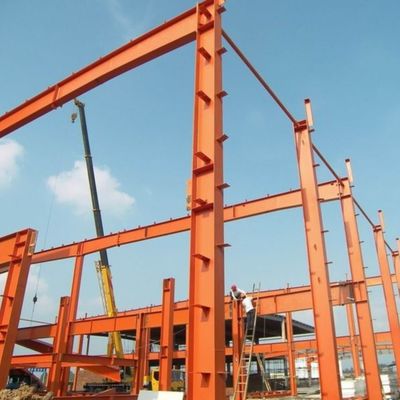 Talleres de acero prefabricados personalizados H Sección industrial
