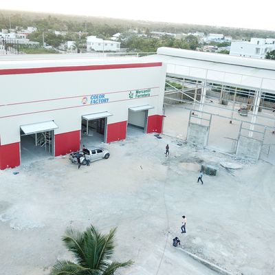 Edificio de almacén prefabricado galvanizado en caliente
