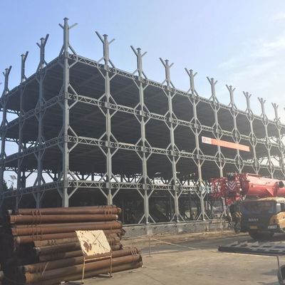 Construcción prefabricada de metal resistente a los terremotos