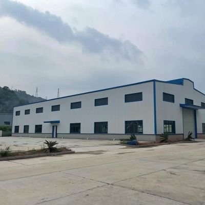 Investigación y producción independiente de estructuras de acero Taller de producción de almacenes