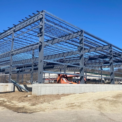 Construcción de estructuras de acero moderno Construcción de almacenes industriales de acero galvanizado