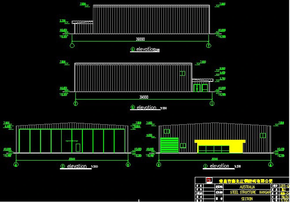 Edificios prefabricados de acero con panel de sándwich Edificios prefabricados de metal 3