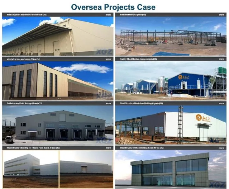 Resistencia al viento Hangar de aviones Edificios Acero estructural para la construcción 2