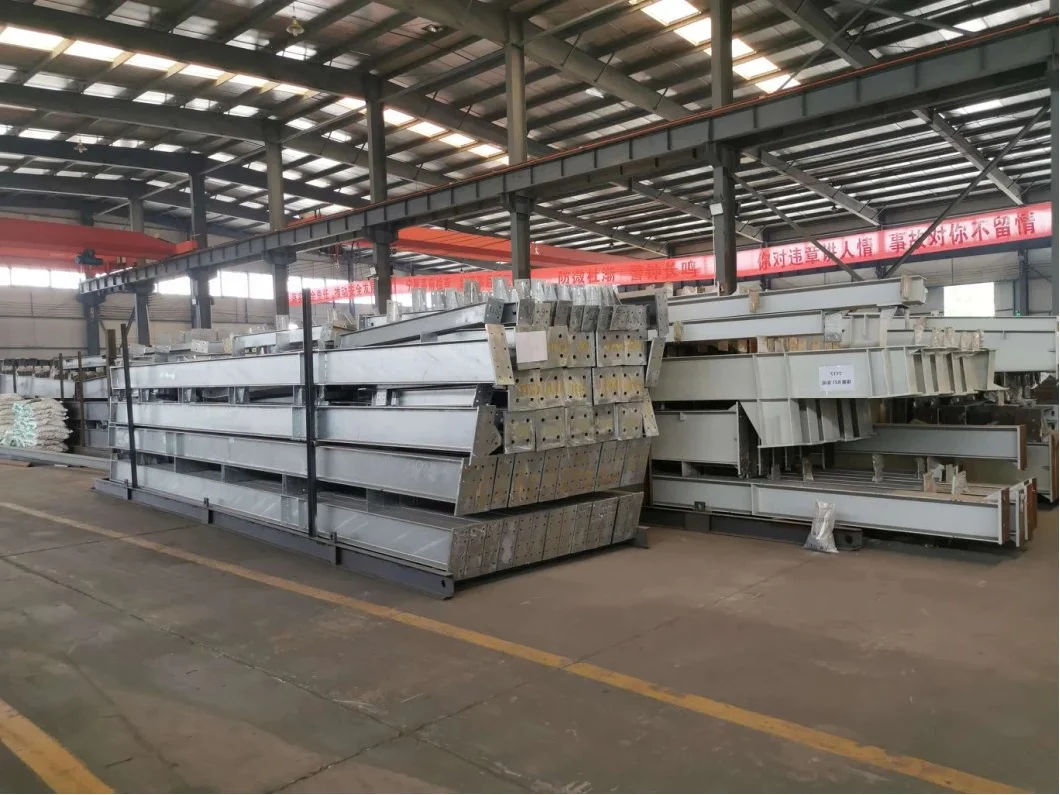 Q235 Taller de estructuras de acero Almacén prefabricado de metales Certificado SGS 7