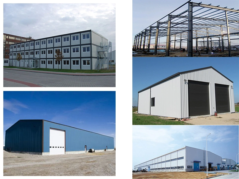 CE Edificio de estructura de acero Sección H de estructura de acero soldada Hangar 1