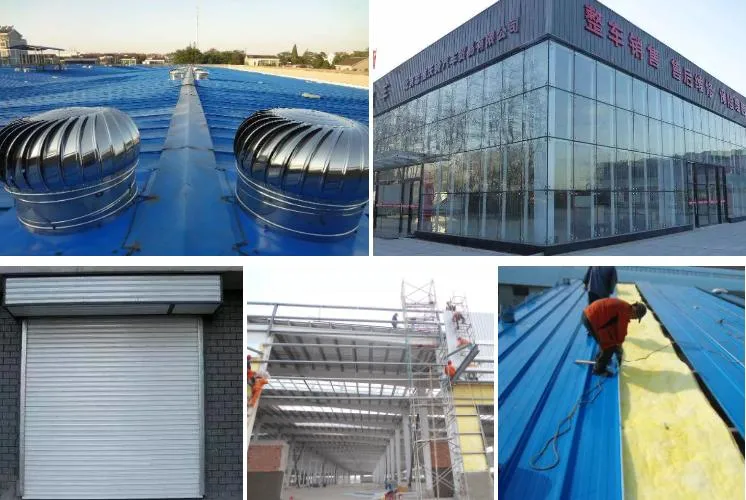 Q235 Construcción de estructuras de acero Pintura antirruda Marco metálico prefabricado 1