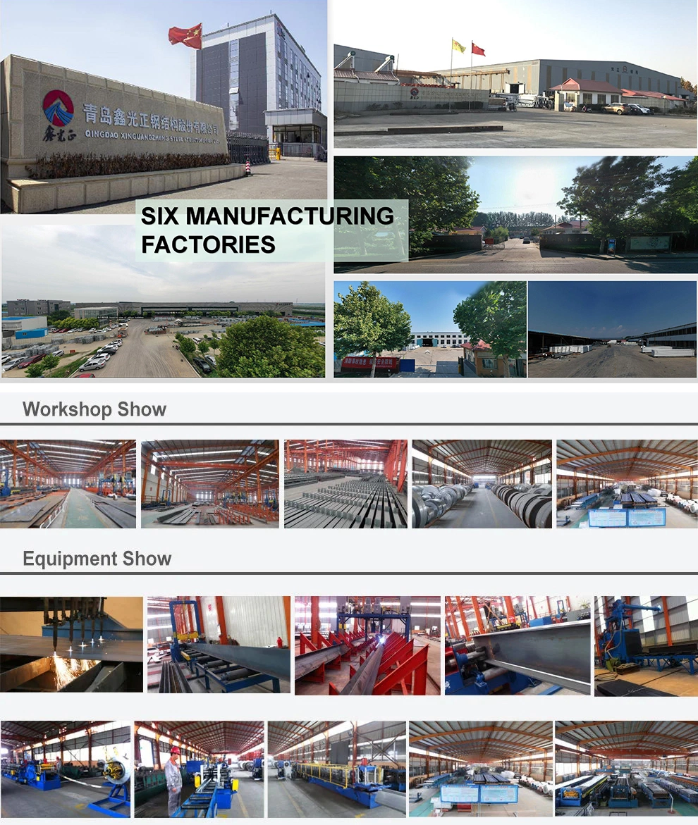 Q235 Construcción de estructuras de acero Pintura antirruda Marco metálico prefabricado 5