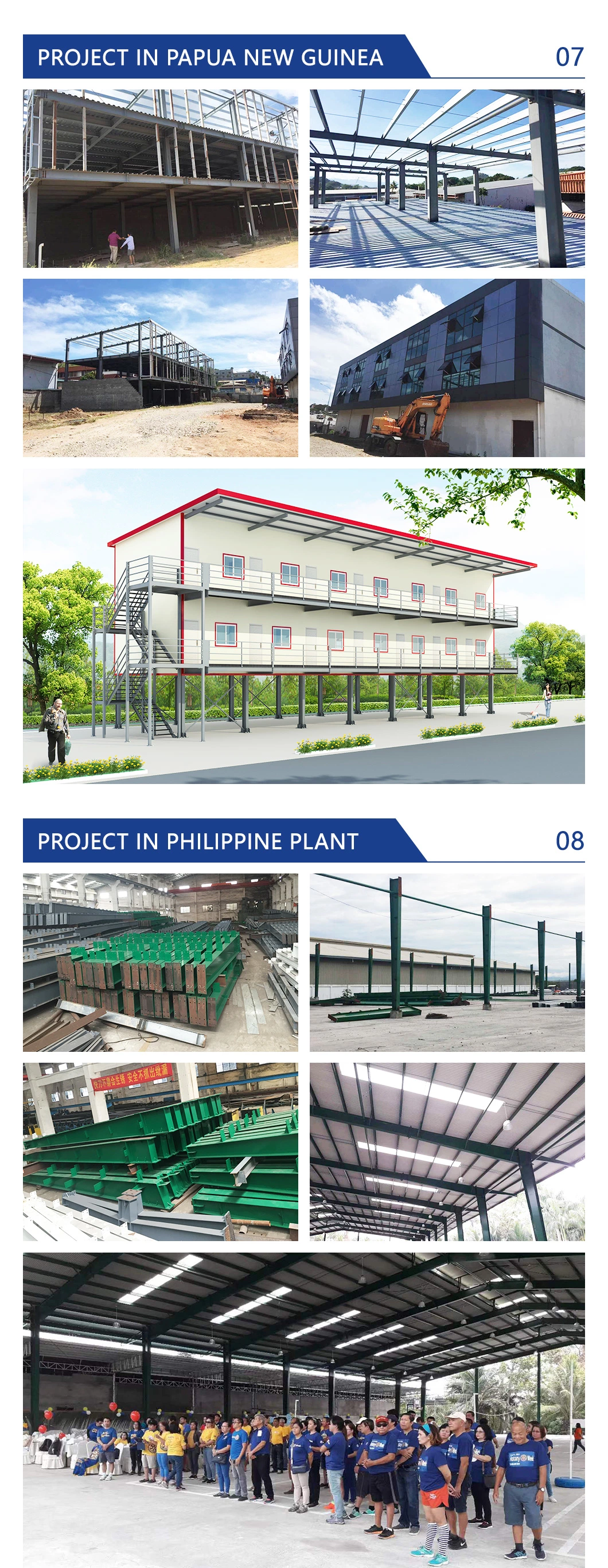 Q235 estructura de acero Warehouse 3