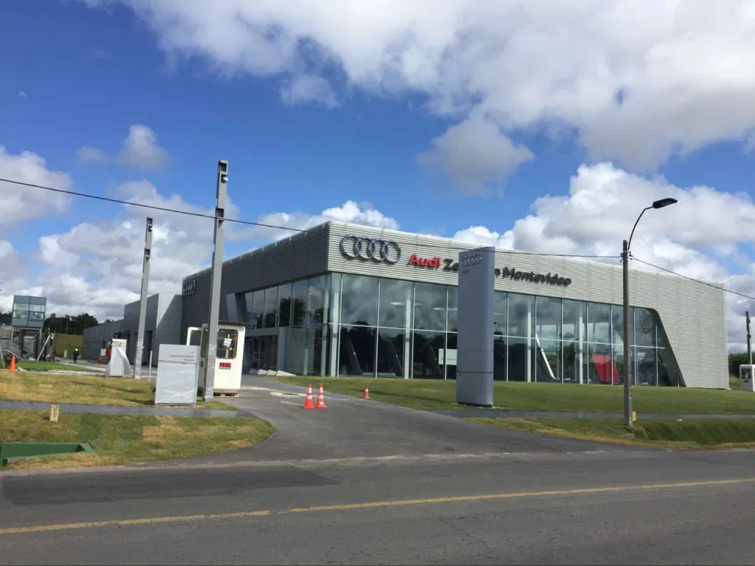 Pintura Edificio de estructuras de acero OEM Almacén de estructuras de acero prefabricado 6